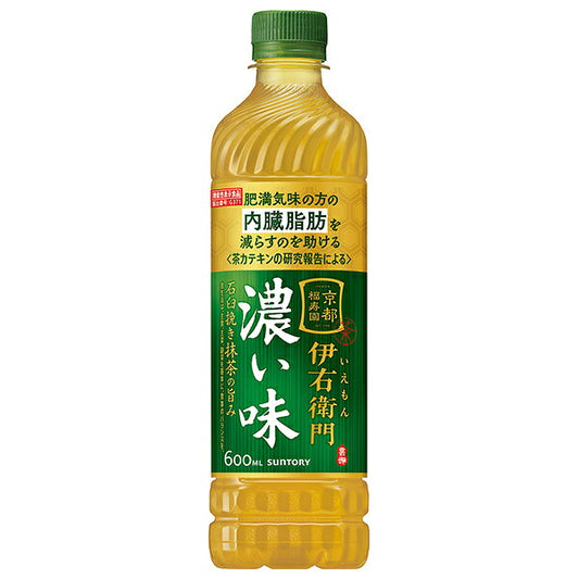 サントリー 伊右衛門(いえもん) 濃い味【手売り用】 600mlペットボトル×24本入【日本出荷】
