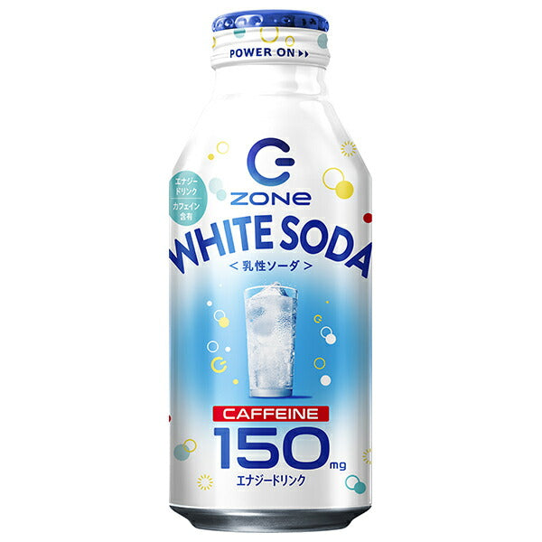 Suntory HYPER ZONe ENERGY WHITE SODA 400ml Bottle Can x 24 [Ships from Japan] 