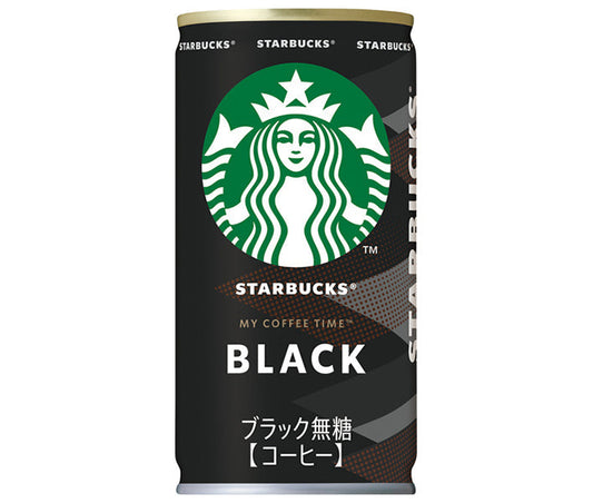 Suntory Starbucks Black Coffee, 185g can x 30 cans [Ships from Japan] 