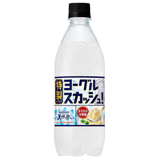 Suntory Natural Mineral Water Special Yogurt Squash, 500ml PET Bottles x 24 [Ships from Japan] 