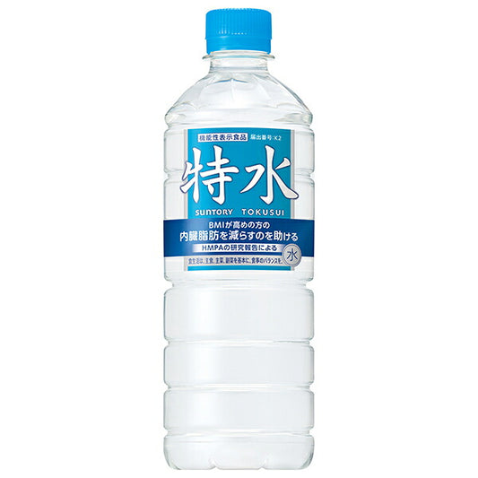 Suntory Tokusui Food with Functional Claims for Vending Machines 600ml PET bottles x 24 bottles [Shipped in Japan]