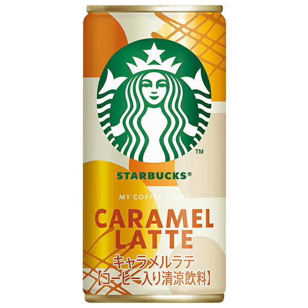 Suntory Starbucks MY COFFEE TIME Caramel Latte 185g can x 30 pieces [Shipped in Japan]