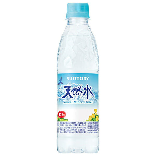 Suntory Natural Water 375ml PET bottle x 24 pieces [Shipped in Japan]