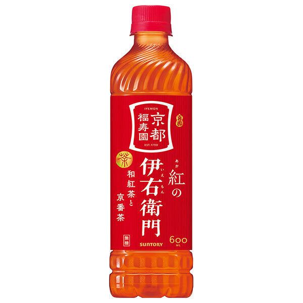 サントリー 紅の伊右衛門 600mlペットボトル×24本入【日本出荷】
