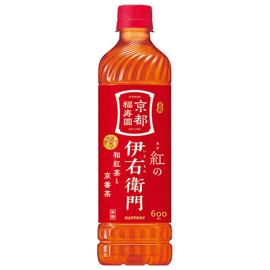サントリー 紅の伊右衛門 600mlペットボトル×24本入【日本出荷】