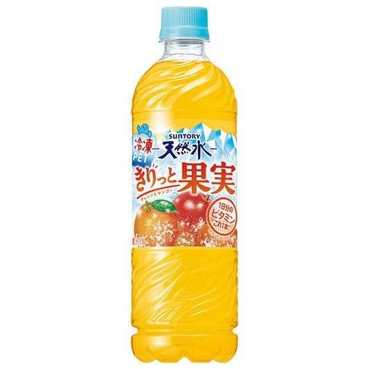 Suntory Suntory Tennensui Kiritto Fruit Orange & Mango Frozen PET 590ml PET bottles x 24 bottles [Shipped in Japan]