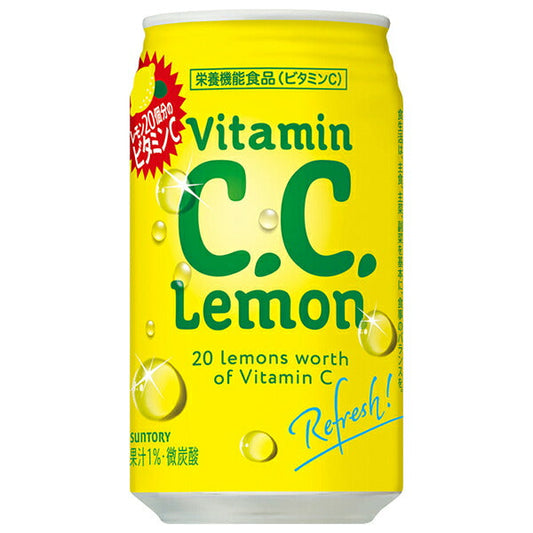 Suntory C.C. Lemon 350ml can x 24 pieces [shipped in Japan]