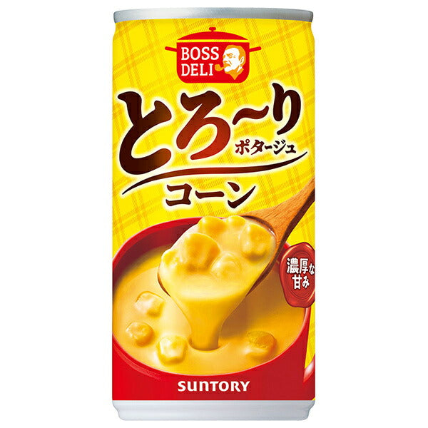 Suntory BOSS Deli Creamy Corn Potage, 185g Cans x 30 [Ships from Japan]