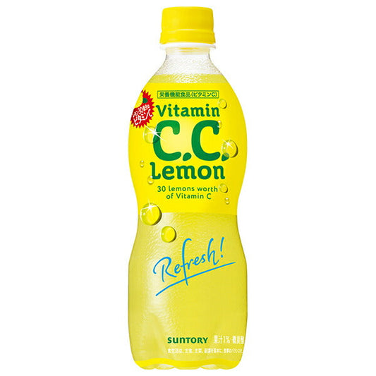 サントリー C.C.レモン【手売り用】 500mlペットボトル×24本入【日本出荷】