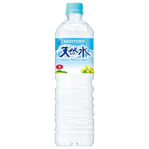 Suntory Natural Water 1L PET bottle x 12 bottles [Shipped in Japan]