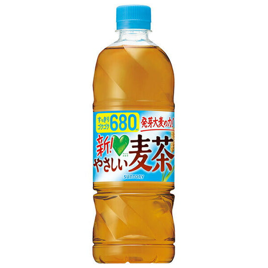 サントリー GREEN DA KA RA(グリーン ダカラ) やさしい麦茶【手売り用】 680mlペットボトル×24本入【日本出荷】