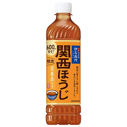サントリー 伊右衛門(いえもん) 関西ほうじ (地域限定) 【手売り用】 600mlペットボトル×24本入【日本出荷】