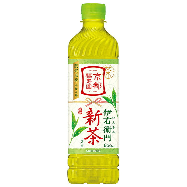 Suntory Iemon with fresh tea [for hand sale] 600ml plastic bottle x 24 bottles [shipped in Japan]