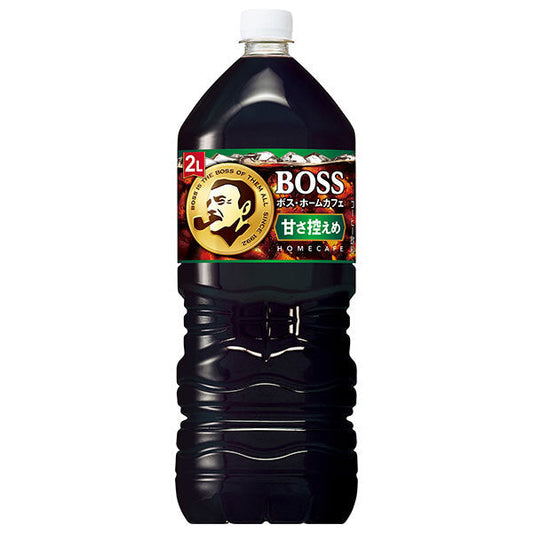 Suntory BOSS Home Cafe Low-Sugar 2L PET Bottle x 6 [Ships from Japan] 