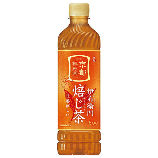 サントリー 伊右衛門(いえもん) 焙じ茶【手売り用】 600mlペットボトル×24本入【日本出荷】