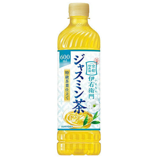 サントリー 伊右衛門(いえもん) ジャスミン茶【手売り用】 600mlペットボトル×24本入【日本出荷】