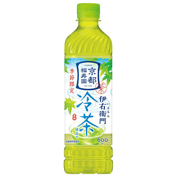 サントリー 伊右衛門(いえもん) 冷茶仕立て 600mlペットボトル×24本入【日本出荷】