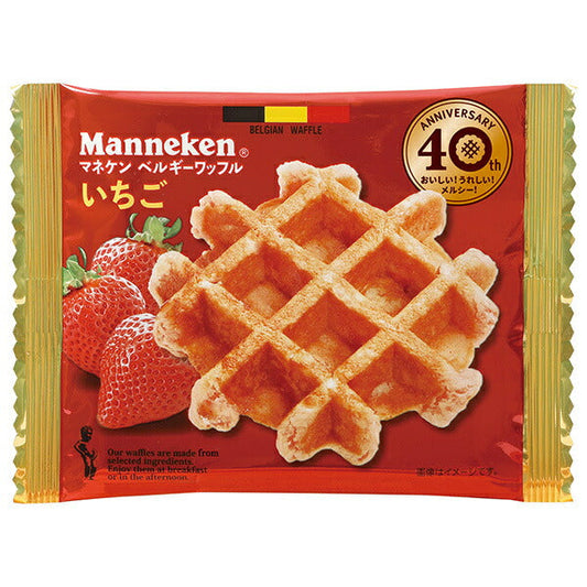 ローゼン マネケン いちごのワッフル 30(6×5)個入【日本出荷】