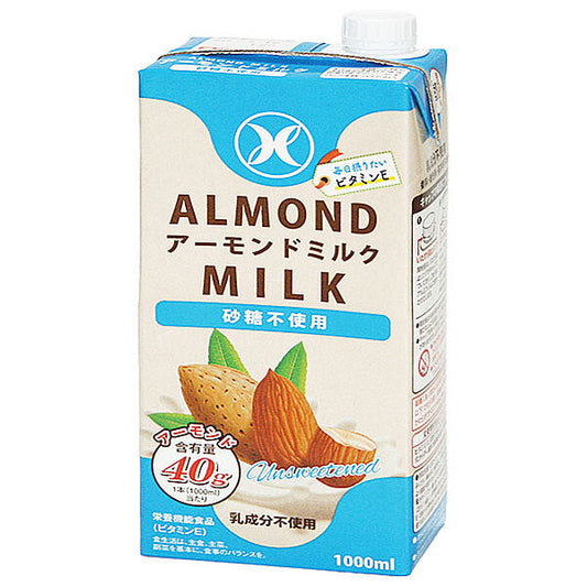 九州乳業 アーモンドミルク 砂糖不使用 1000ml紙パック×6本入【日本出荷】