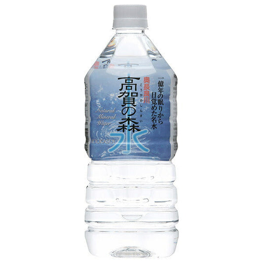 奥長良川名水 高賀の森水 1Lペットボトル×12本入【日本出荷】