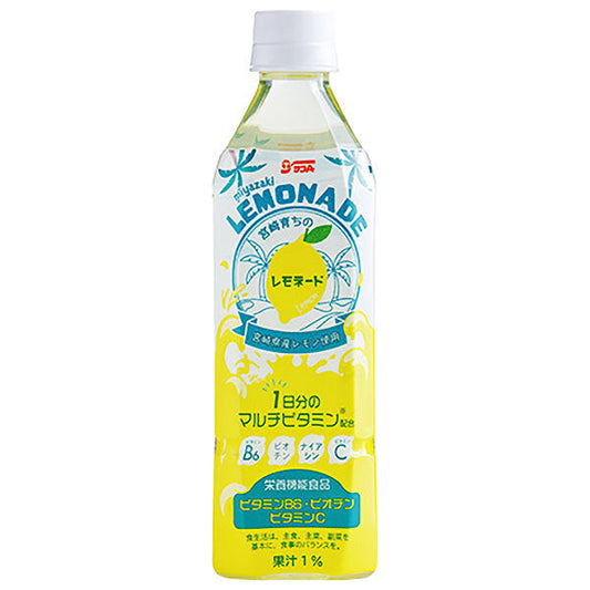 Sun A Miyazaki-grown lemonade 500ml plastic bottles x 24 bottles [shipped in Japan]