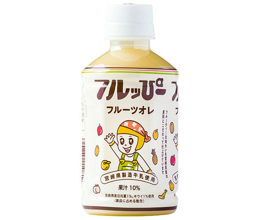 Sun A Fruppie Fruit Au Lait, 240ml PET Bottles x 24 [Ships from Japan] 