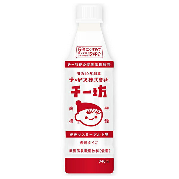 Chichiyas Chibo Lactic Acid Bacteria Drink, 340ml PET Bottle x 24 Bottles [Ships from Japan] 