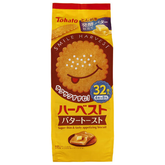 Tohato Harvest Butter Toast 32 pieces x 12 bags [shipped in Japan]
