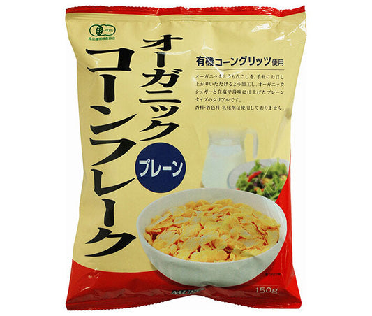 Muso Organic Corn Flakes, Plain, 150g x 16 packs [Ships from Japan] 