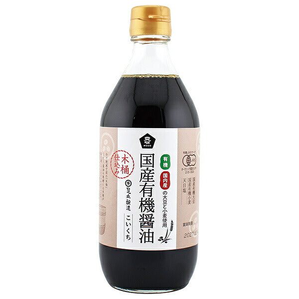 ムソー 有機 濃口醤油 本醸造 500ml×4本入【日本出荷】