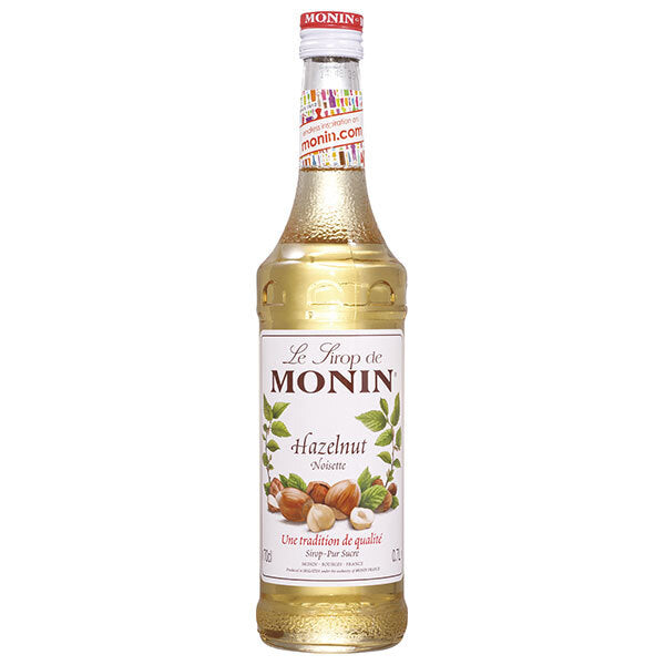 Monin Hazelnut Syrup, 700ml Bottle x 6 [Ships from Japan] 