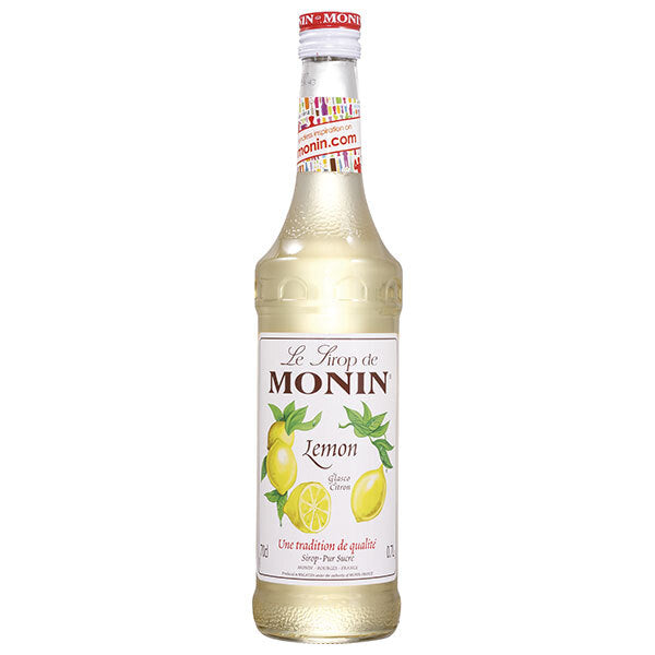 Monin Lemon Syrup, 700ml Bottles x 6 [Ships from Japan] 