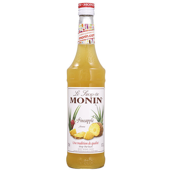 Monin Pineapple Syrup, 700ml Bottles x 6 [Ships from Japan] 