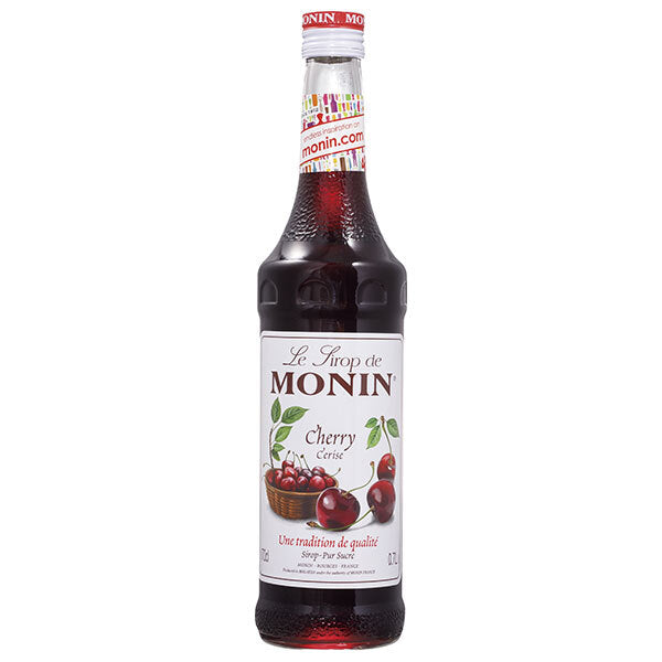 Monin Cherry Syrup, 700ml Bottles x 6 [Ships from Japan] 