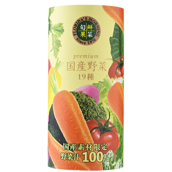 Florida's Morning Premium Domestic Vegetables 19 Types 195g Cartocan x 15 pieces [Shipped in Japan]