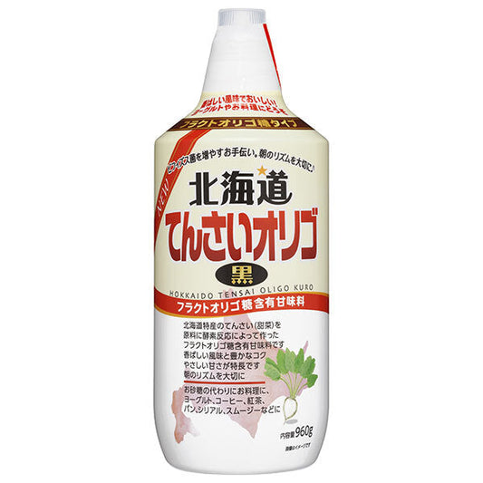 加藤美蜂園 北海道てんさいオリゴ(黒) 960g×8本入【日本出荷】