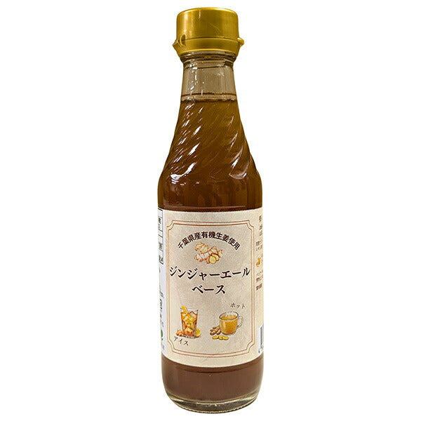 E Organic Life Ginger Ale Base using organic ginger from Chiba Prefecture 250ml bottle x 12 bottles [shipped in Japan]