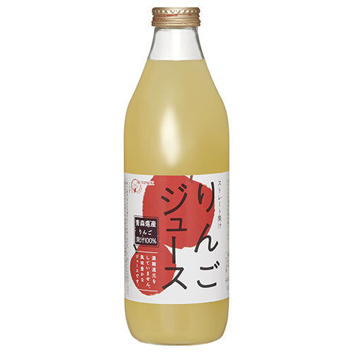 Gold pack apple juice 1L bottle x 6 bottles [shipped in Japan]