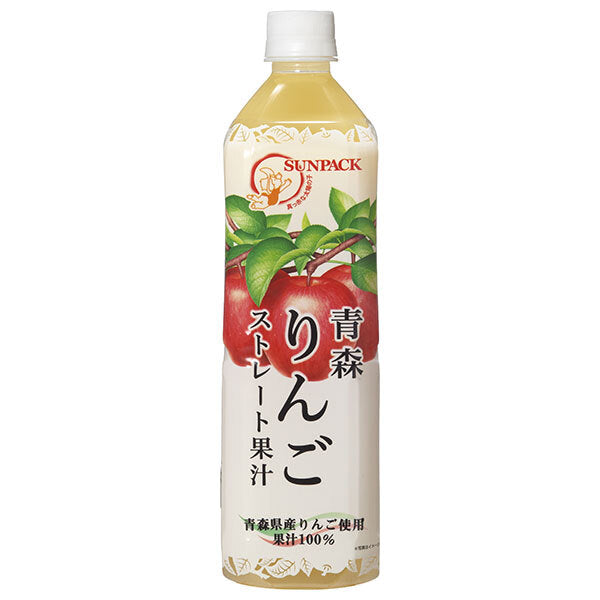 Gold Pack Aomori Apple Straight Juice 930g PET bottles x 12 bottles [Shipped in Japan]