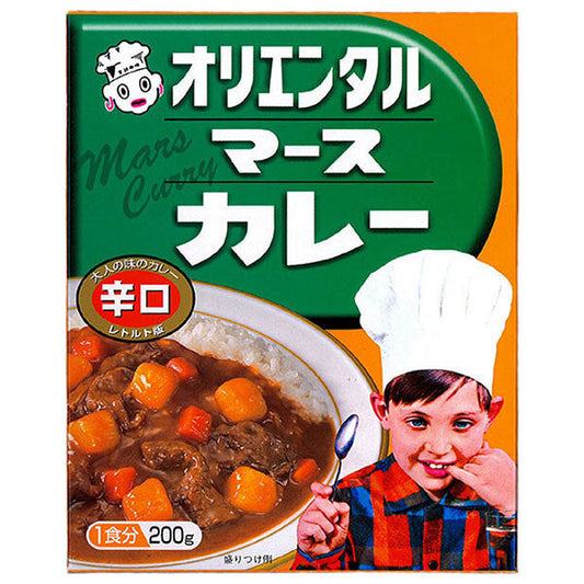 Oriental Mars Curry Retort, Spicy, 200g x 30 packs [Ships from Japan] 