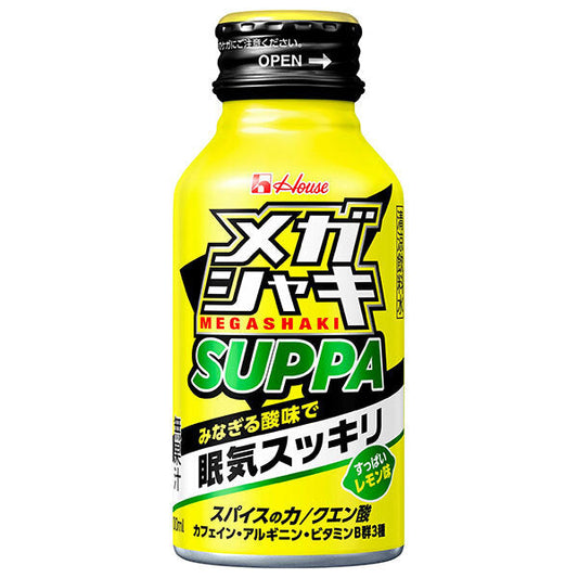 ハウスウェルネス メガシャキ SUPPA 100mlボトル缶×30本入【日本出荷】