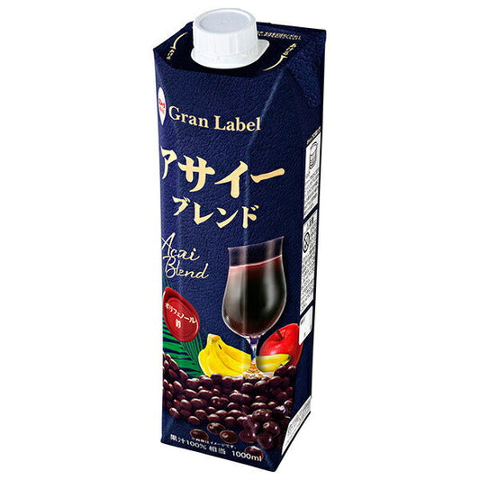 Sujata Acai Blend 1000ml Paper Carton x 6 Bottles [Ships from Japan] 