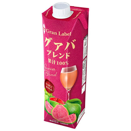 Sujata Guava Blend (concentrated and reduced) 1000ml paper pack x 6 bottles [shipped in Japan]