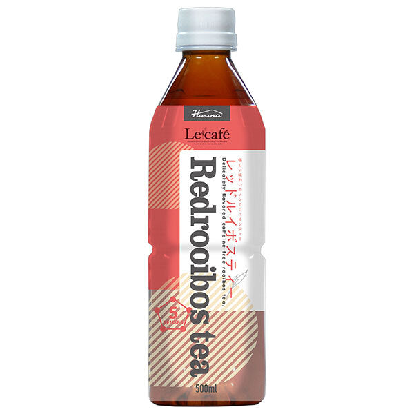 HARUNA Le Cafe Red Rooibos Tea, 500ml PET Bottles x 24 [Ships from Japan] 