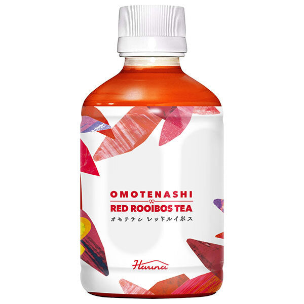 HARUNA Omotenashi Red Rooibos 280ml PET Bottle x 24 Bottles [Ships from Japan] 