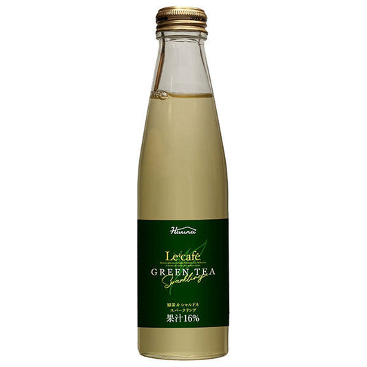 HARUNA(ハルナ) ルカフェ 緑茶 スパークリング 200ml瓶×24本入【日本出荷】