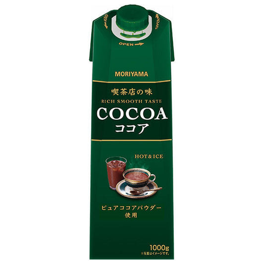 守山乳業 喫茶店の味 ココア 1000g紙パック×6本入【日本出荷】