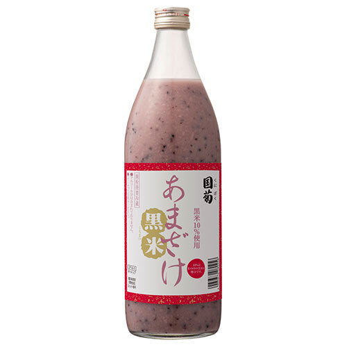 Shinozaki Kunigiku Black Rice Amazake (Sweet Sake) 985g Bottle x 6 Bottles [Ships from Japan] 