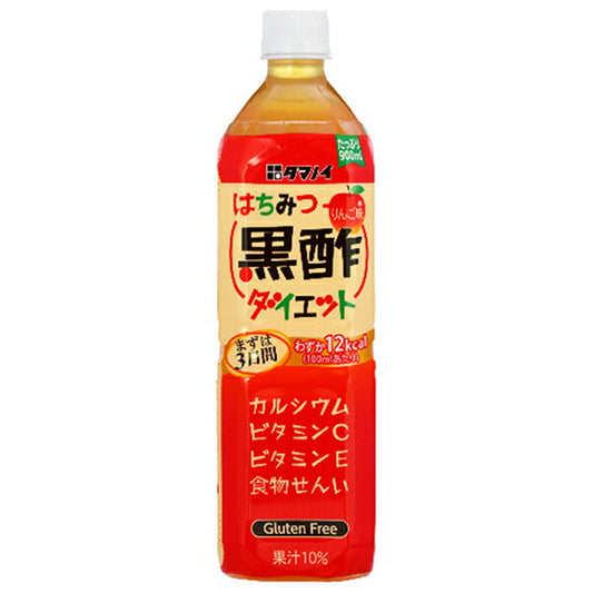 Tamanoi Vinegar Honey Black Vinegar Diet Drink, 900ml PET Bottles x 12 [Ships from Japan] 
