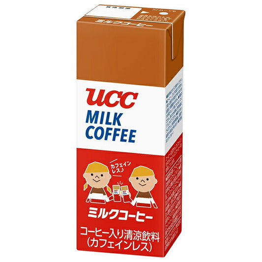 UCC Milk Coffee 200ml Paper Carton x 24 [Ships from Japan] 